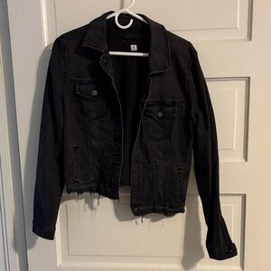 Maurices Black Denim Jacket